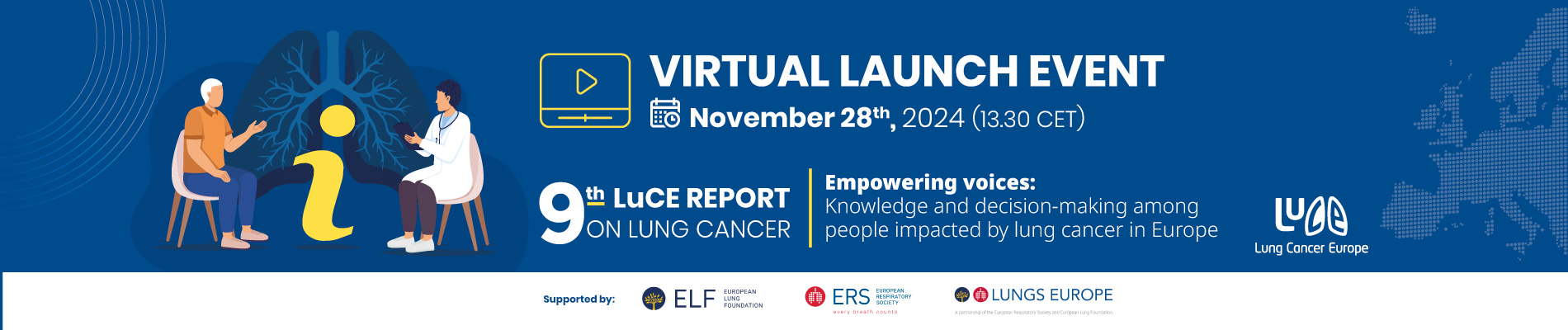 9th LuCE Report on Lung Cancer: Launch Event